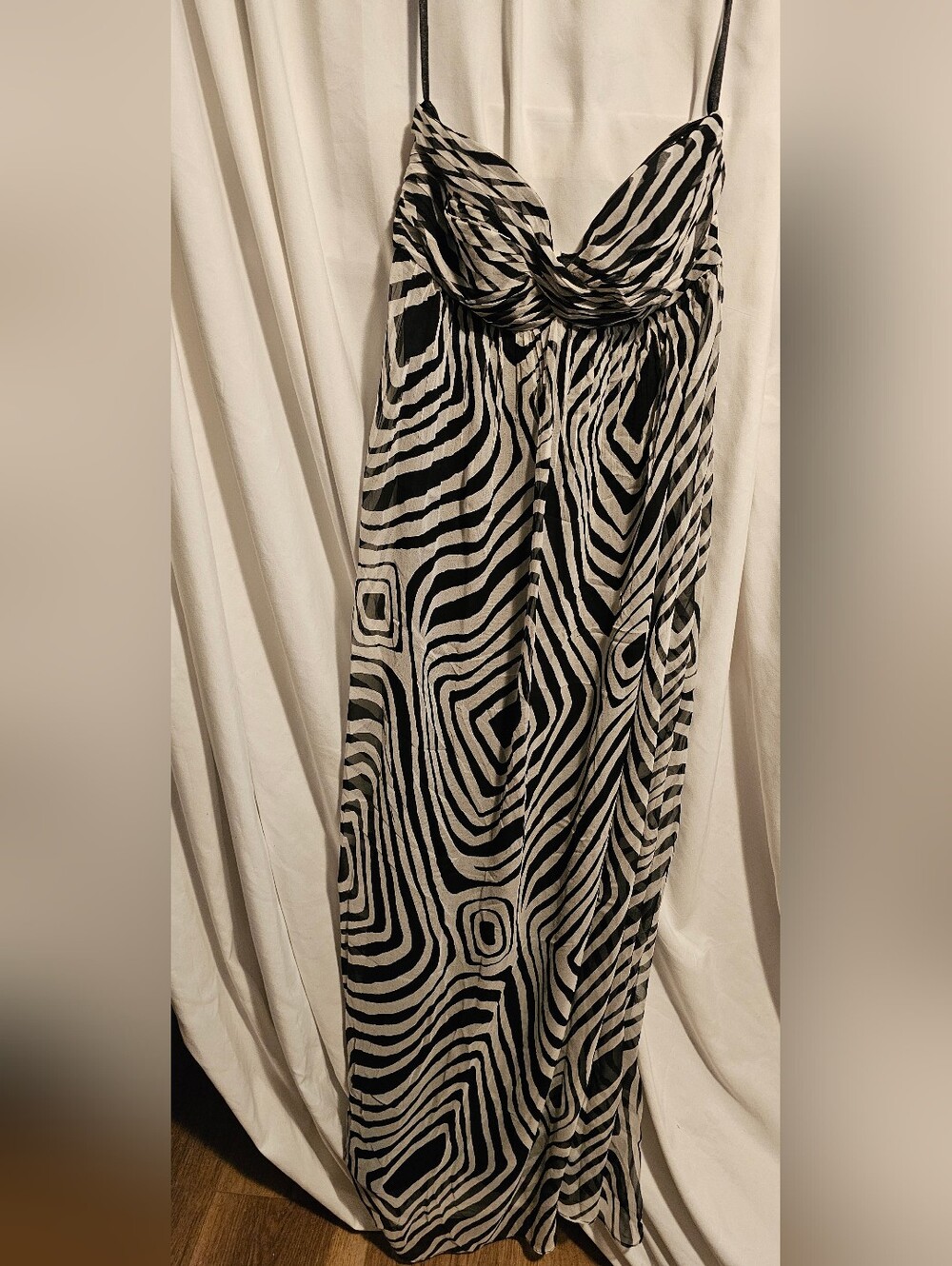 White House/ Black Market Patterned Maxi Dress - Women New Sz. 6 New Org. 178.00